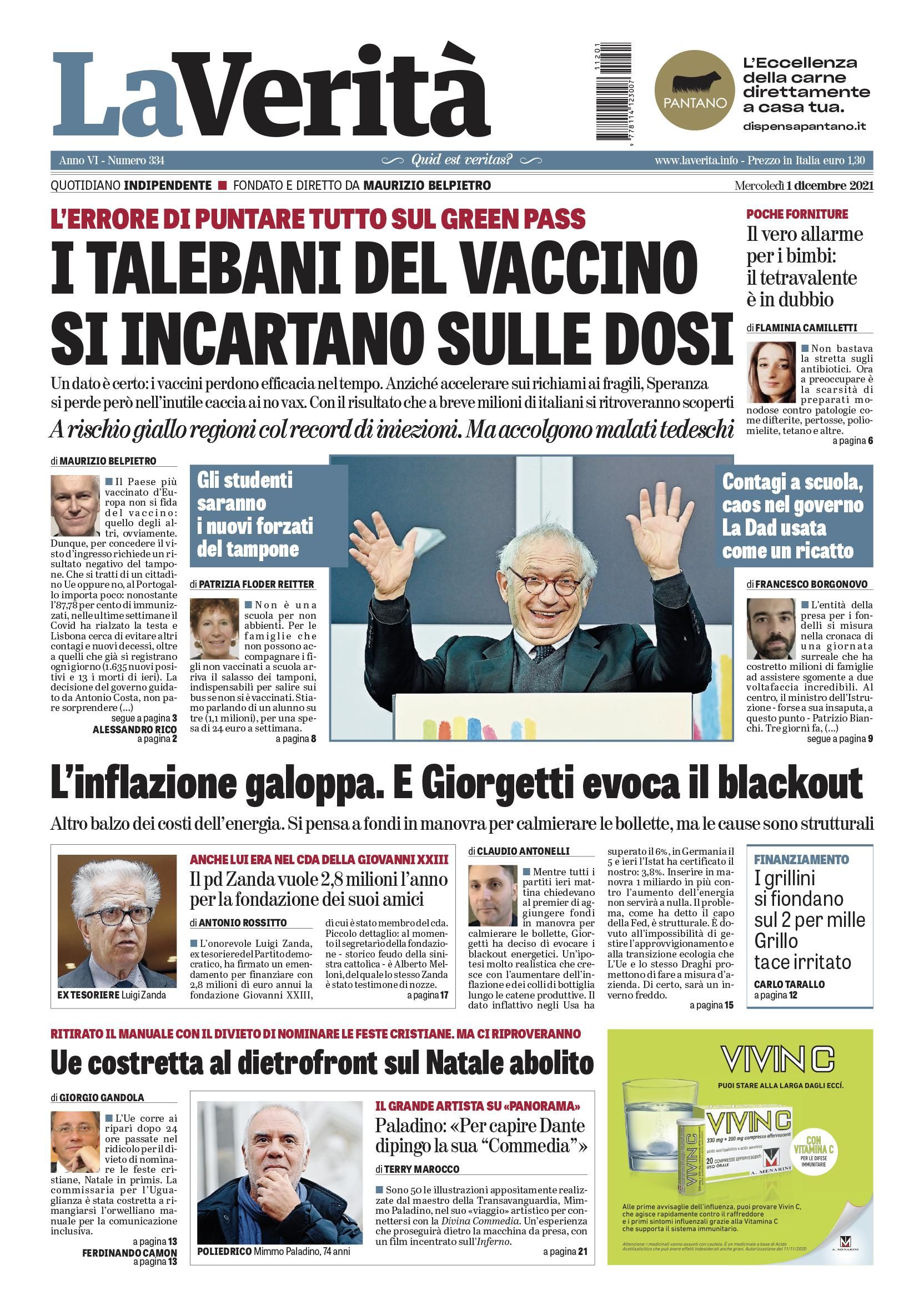 Oggi in edicola