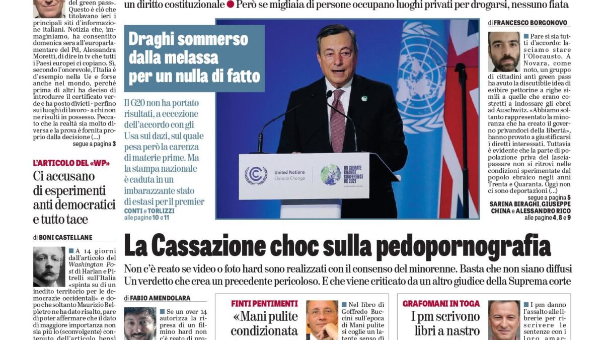 Oggi in edicola