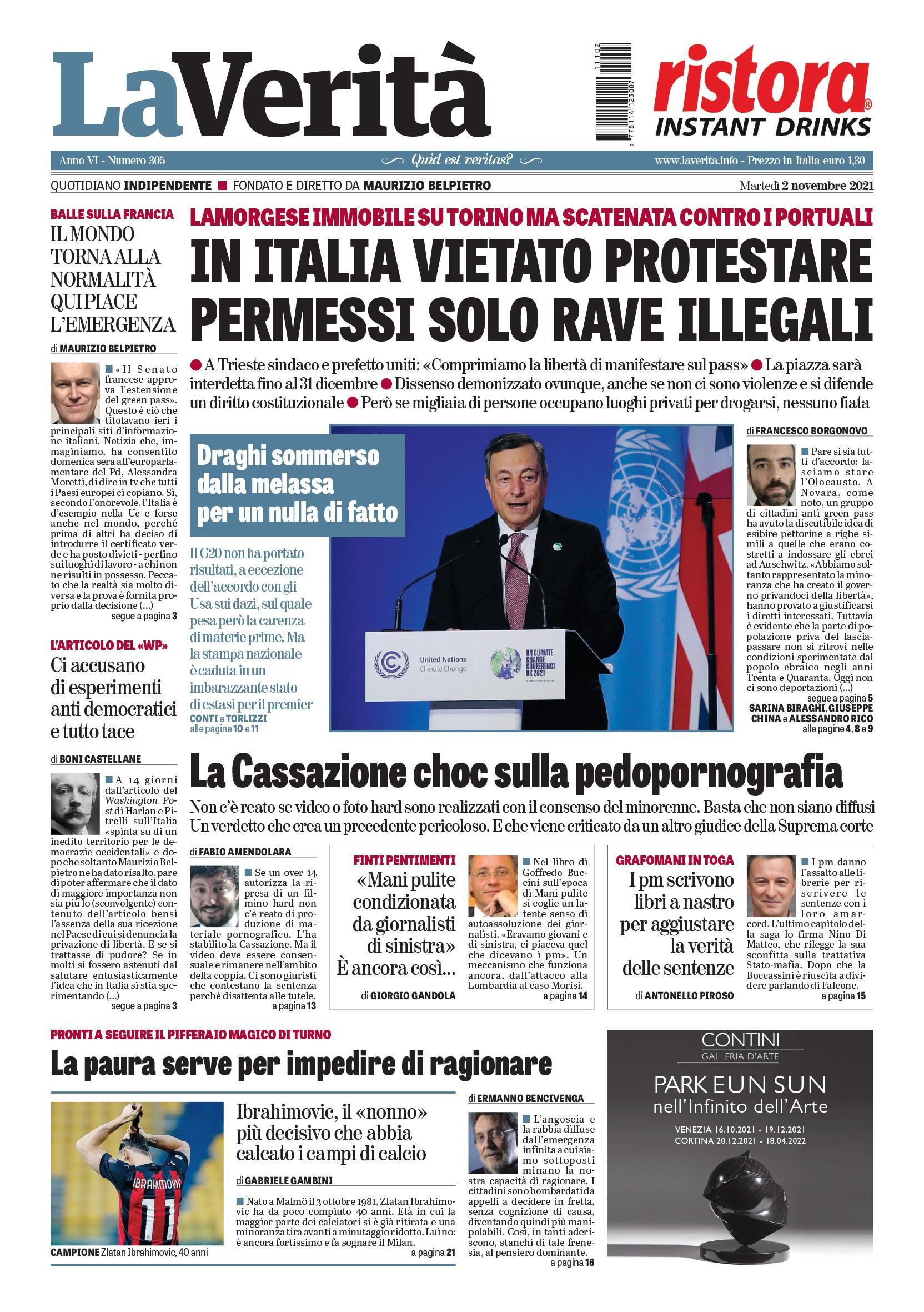 Oggi in edicola