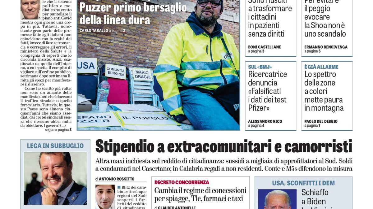 Oggi in edicola