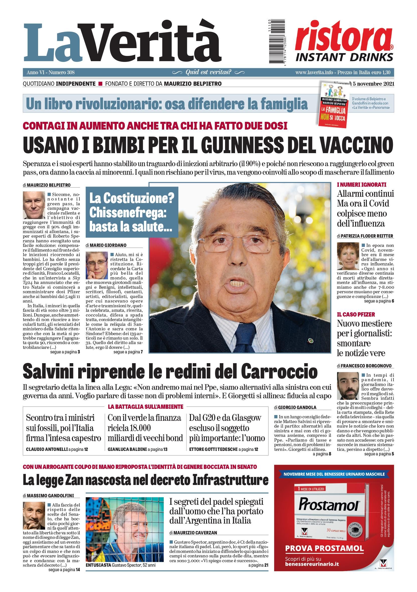 Oggi in edicola