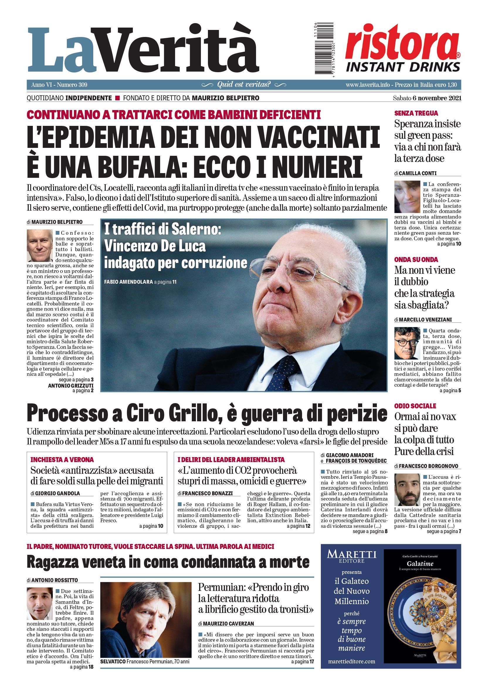 Oggi in edicola