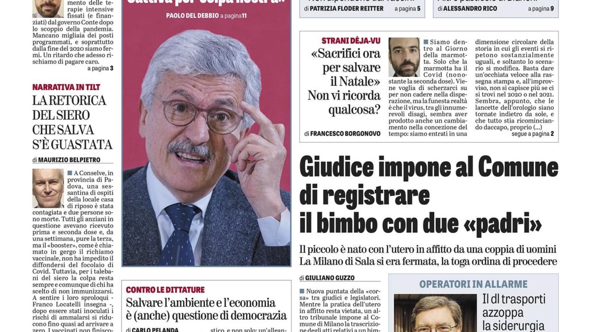 Oggi in edicola