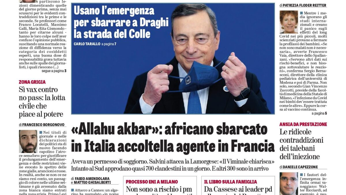 Oggi in edicola