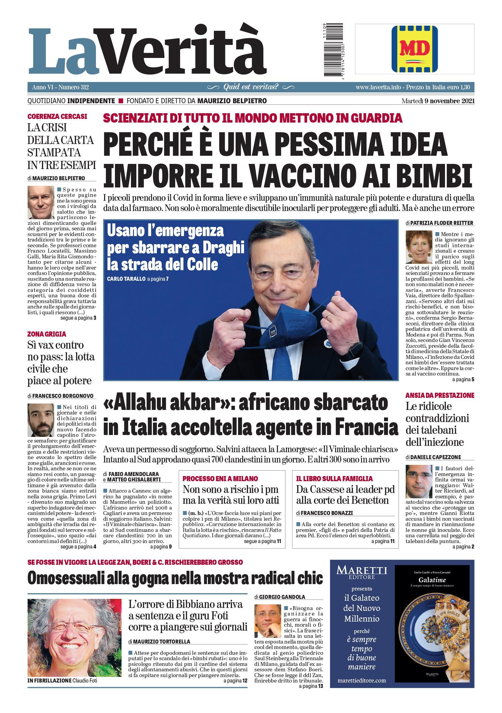 Oggi in edicola