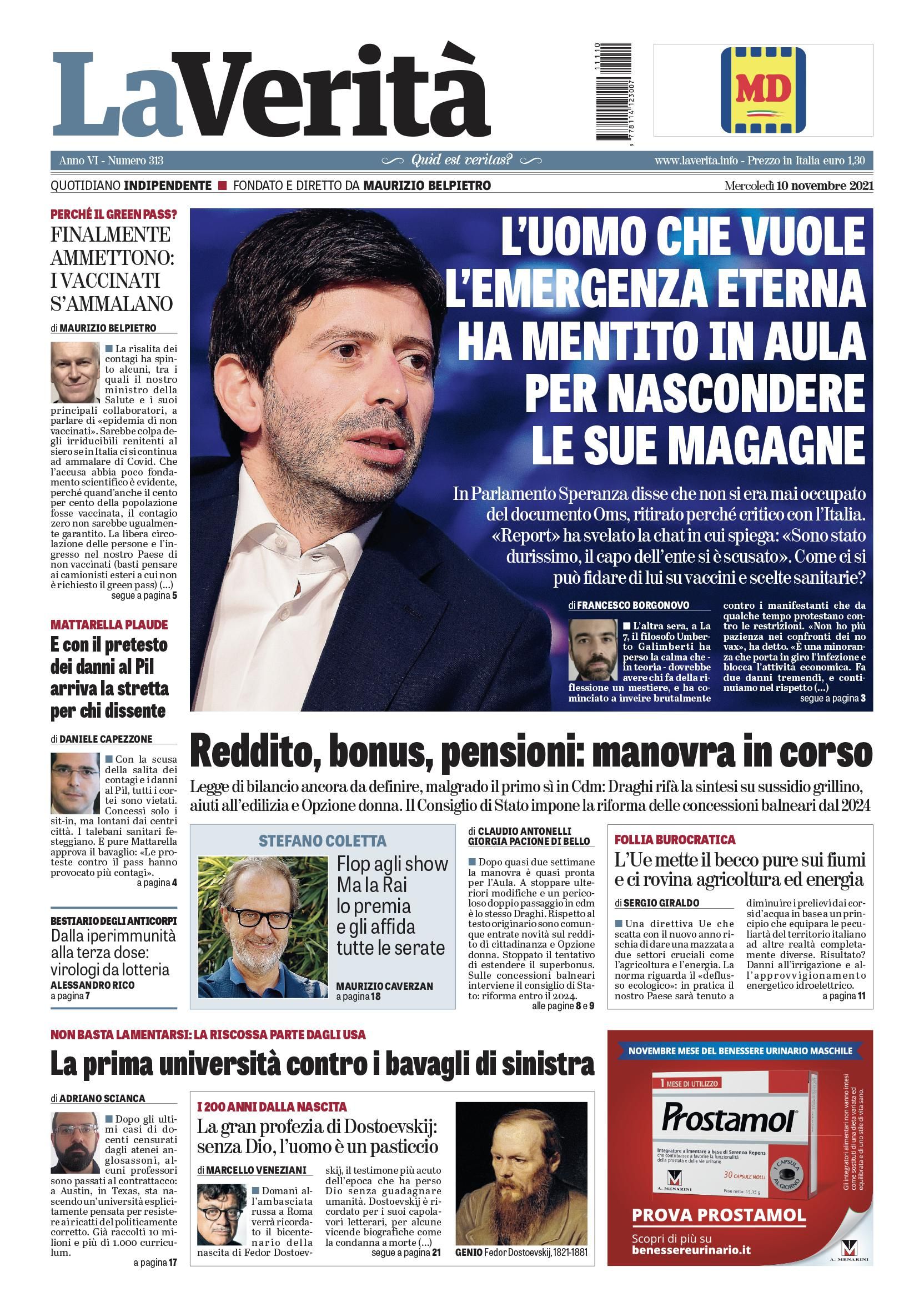 Oggi in edicola