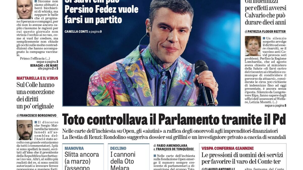 Oggi in edicola