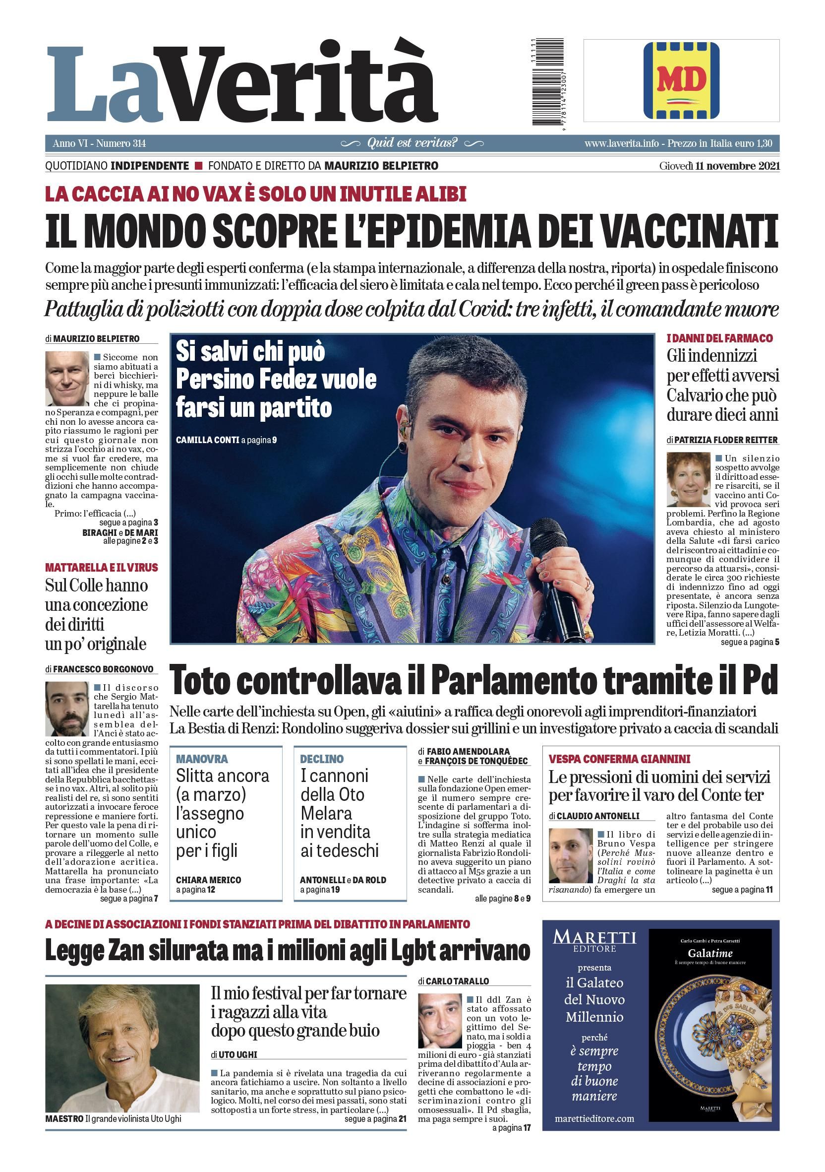 Oggi in edicola