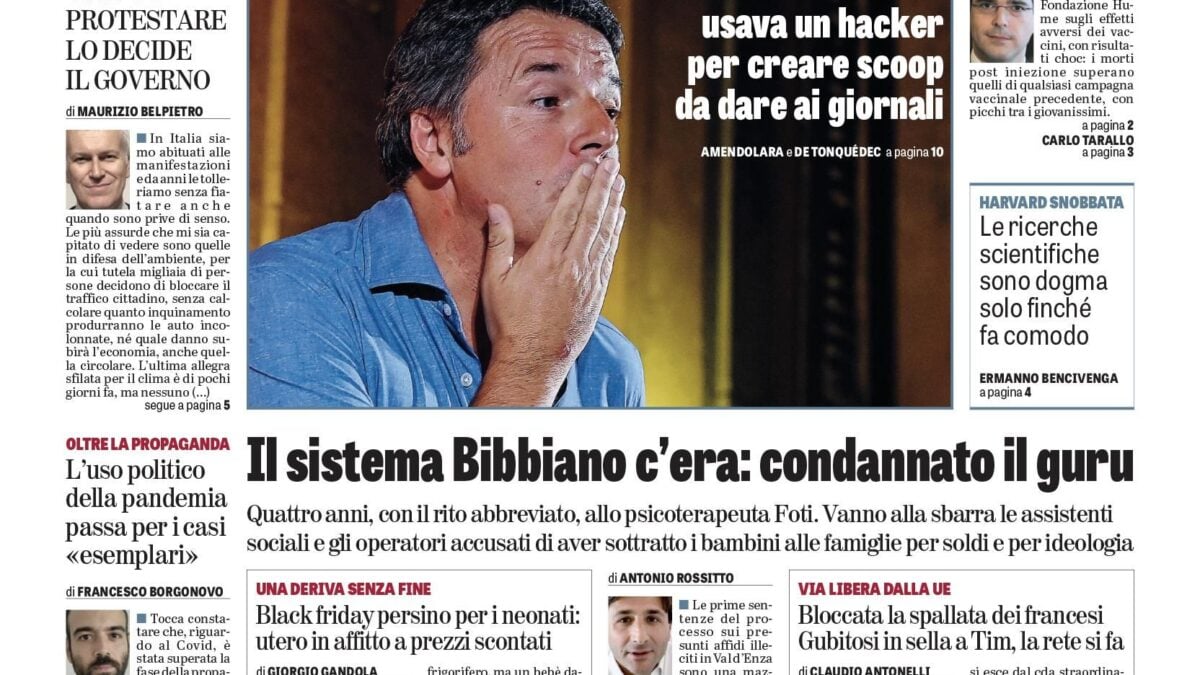 Oggi in edicola