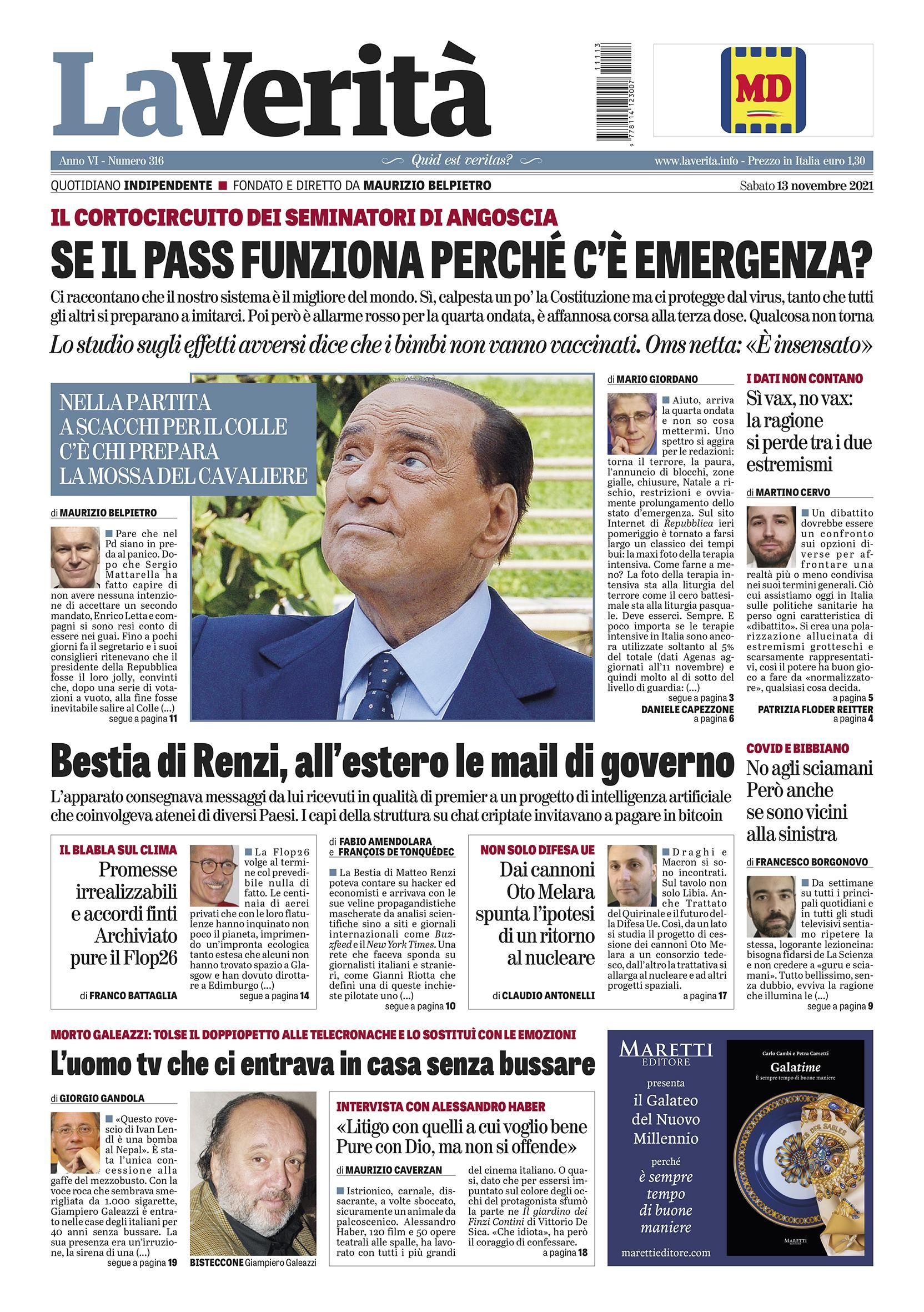 Oggi in edicola