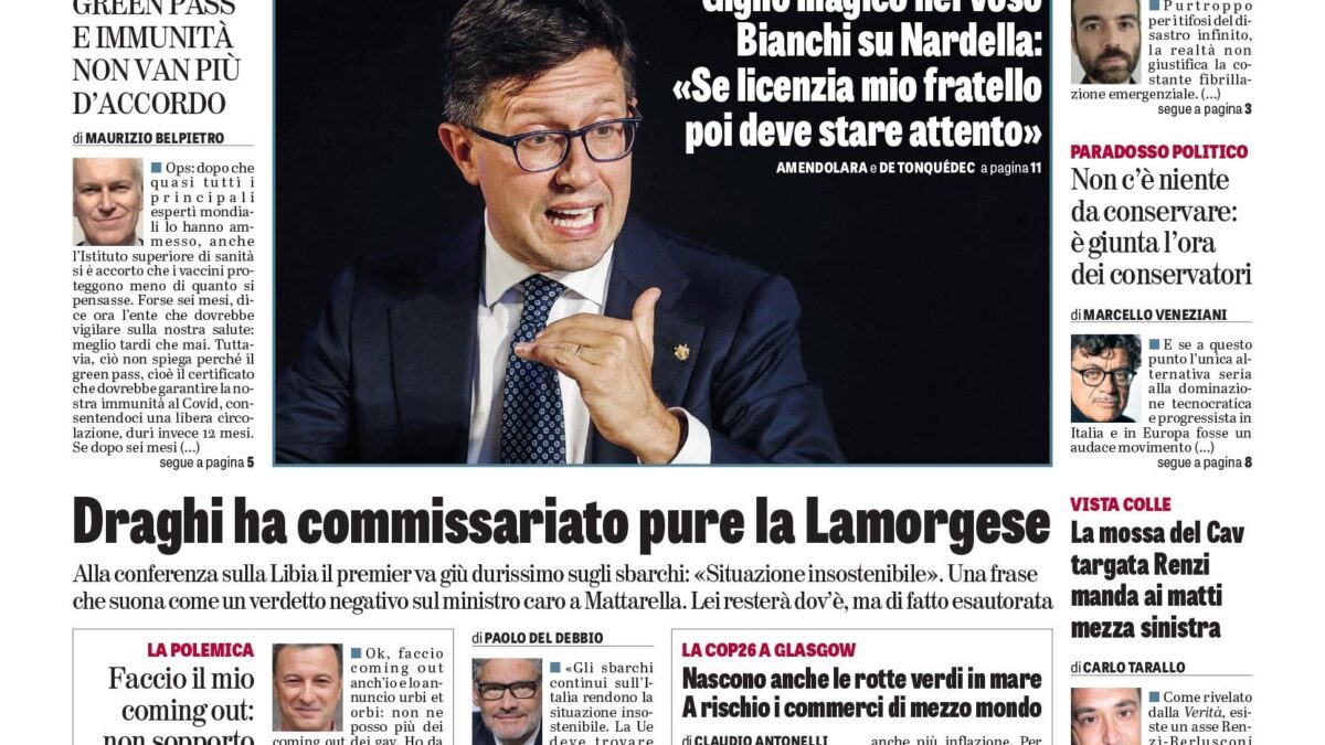 Oggi in edicola