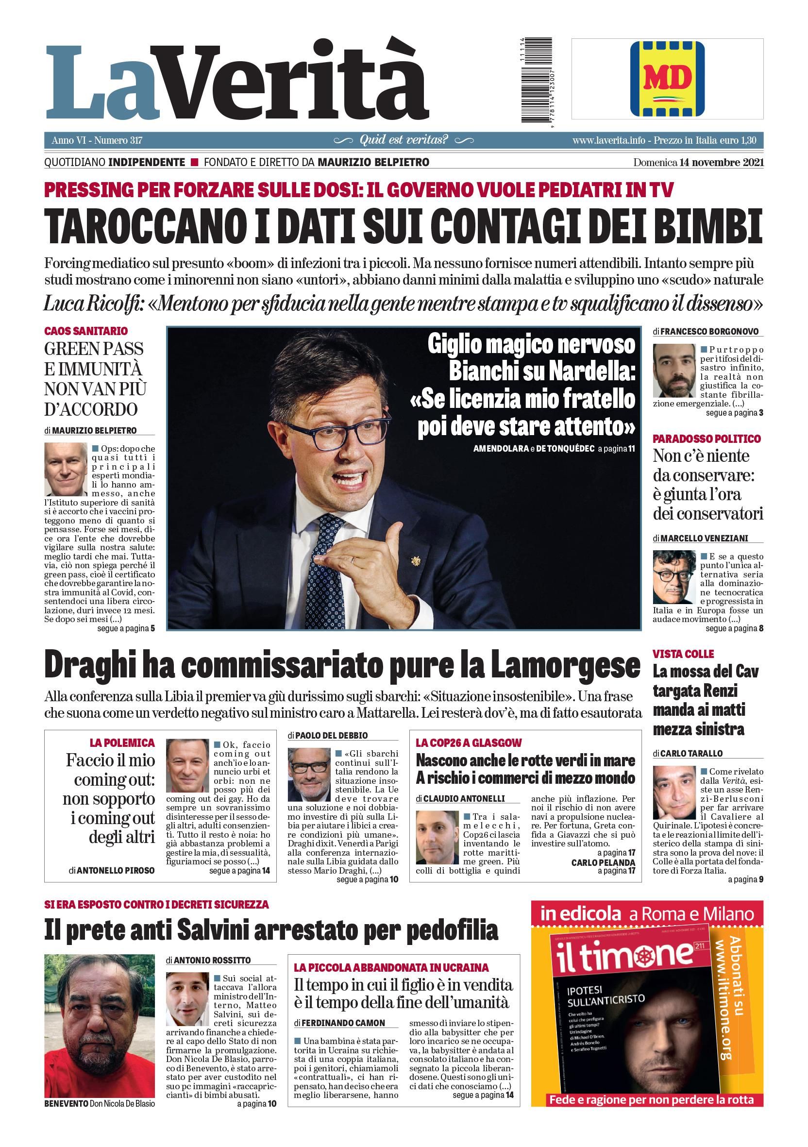 Oggi in edicola