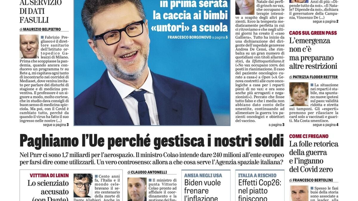 Oggi in edicola