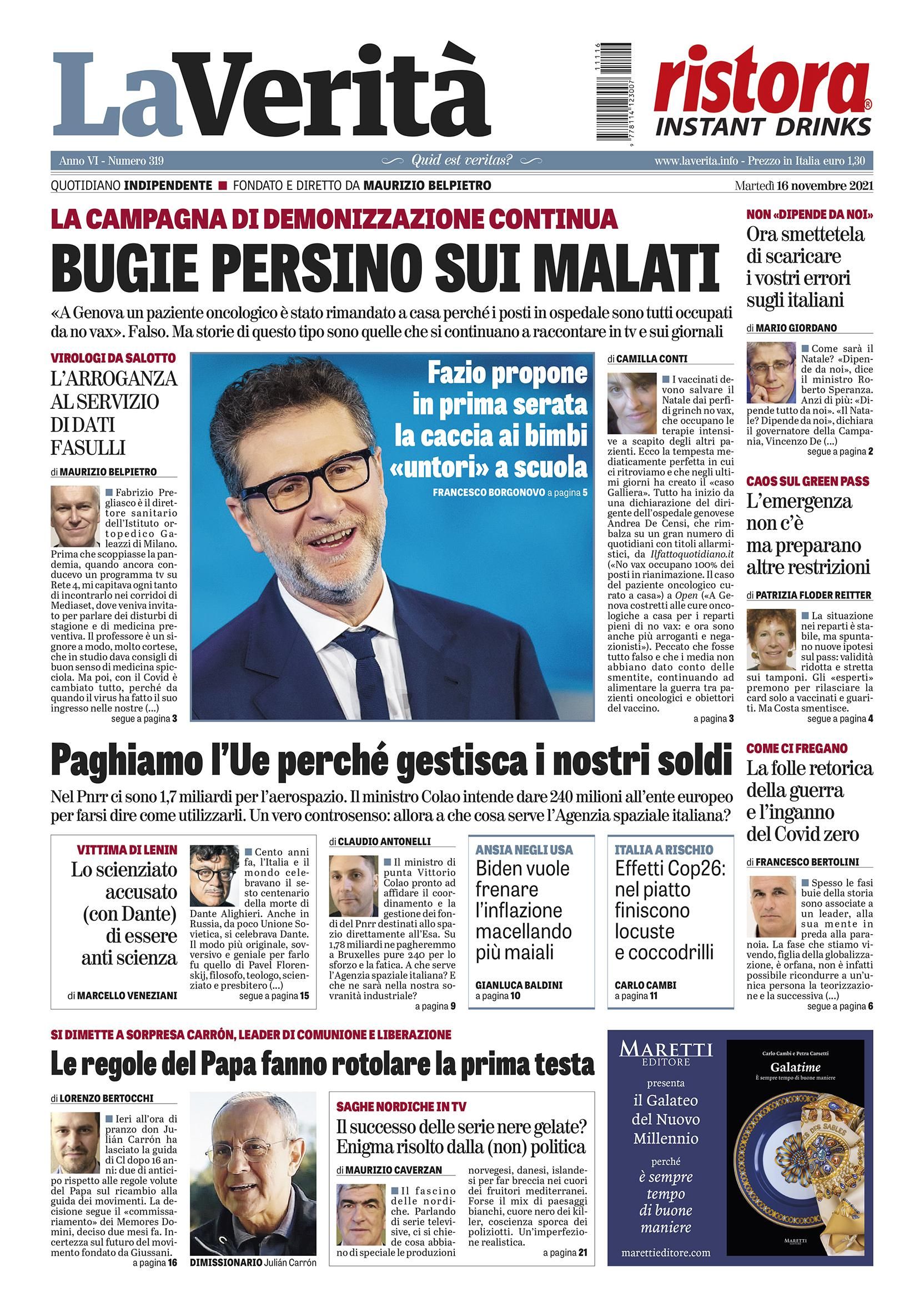 Oggi in edicola