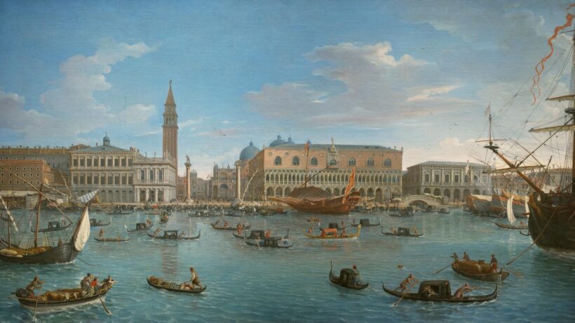 Gaspar Van Vittel, Il Palazzo Ducale di Venezia visto da San Giorgio