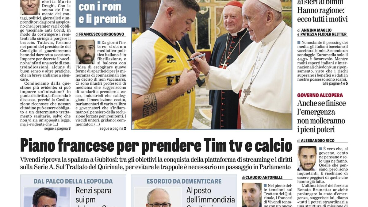 Oggi in edicola