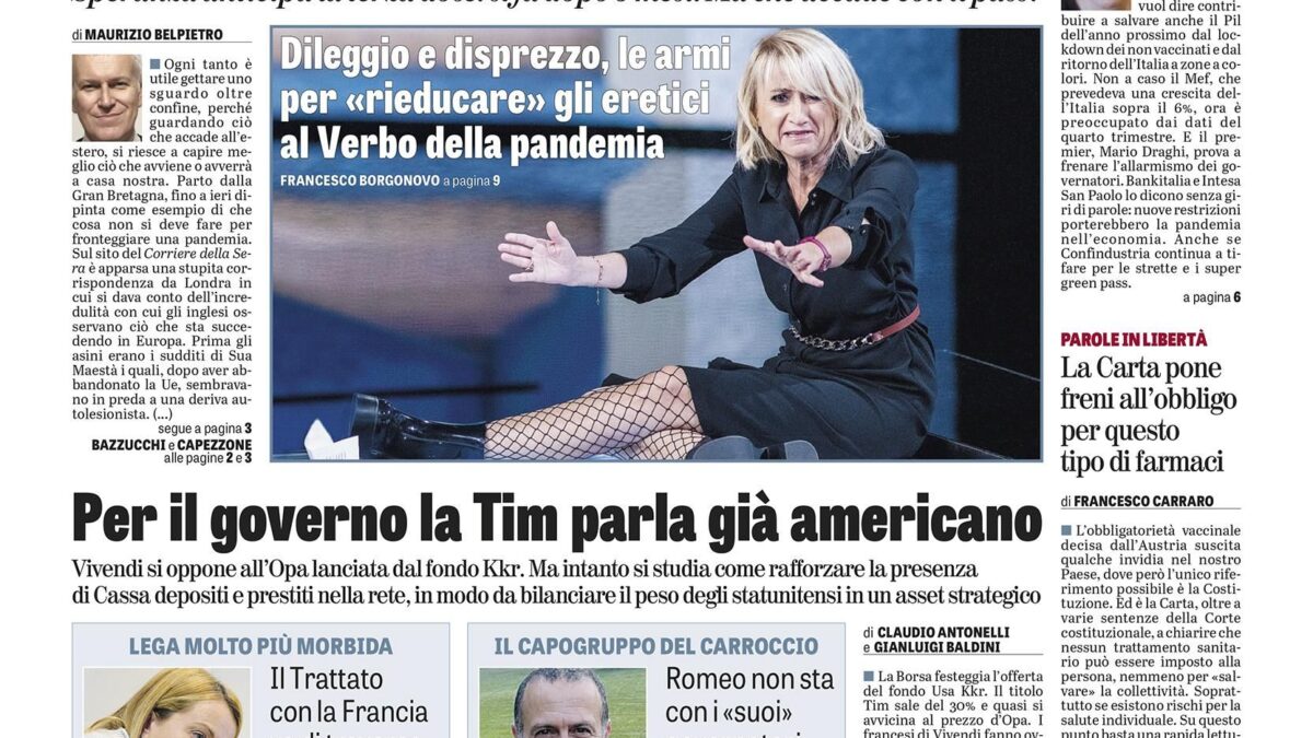 Oggi in edicola