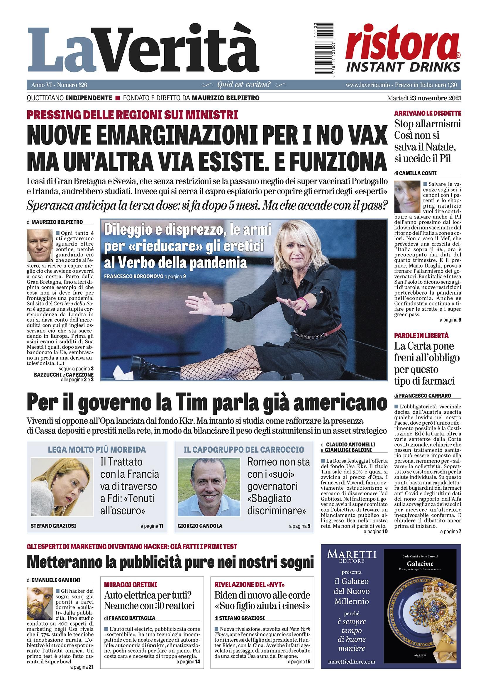 Oggi in edicola