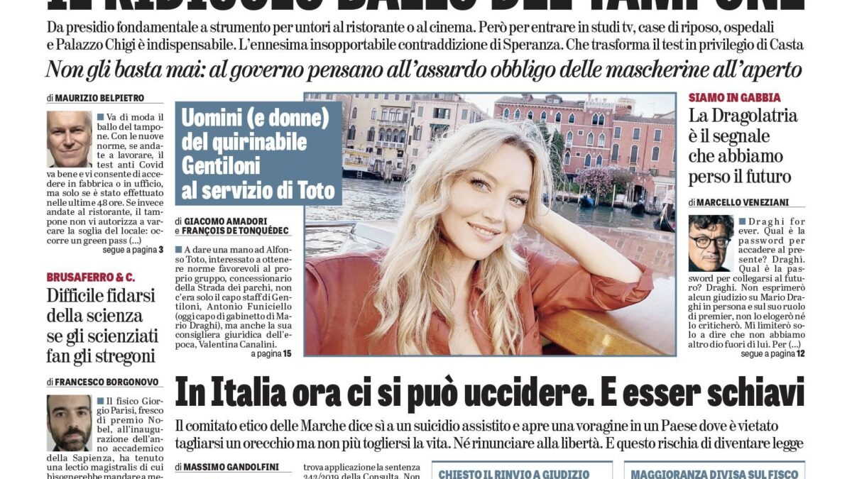 Oggi in edicola