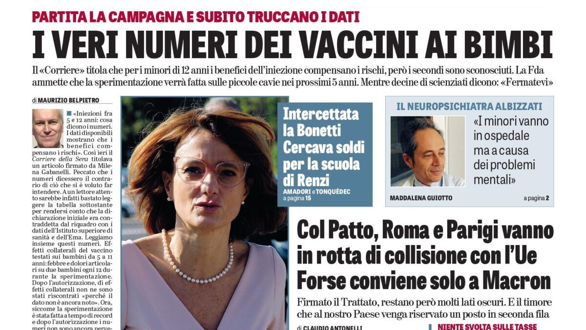 Oggi in edicola