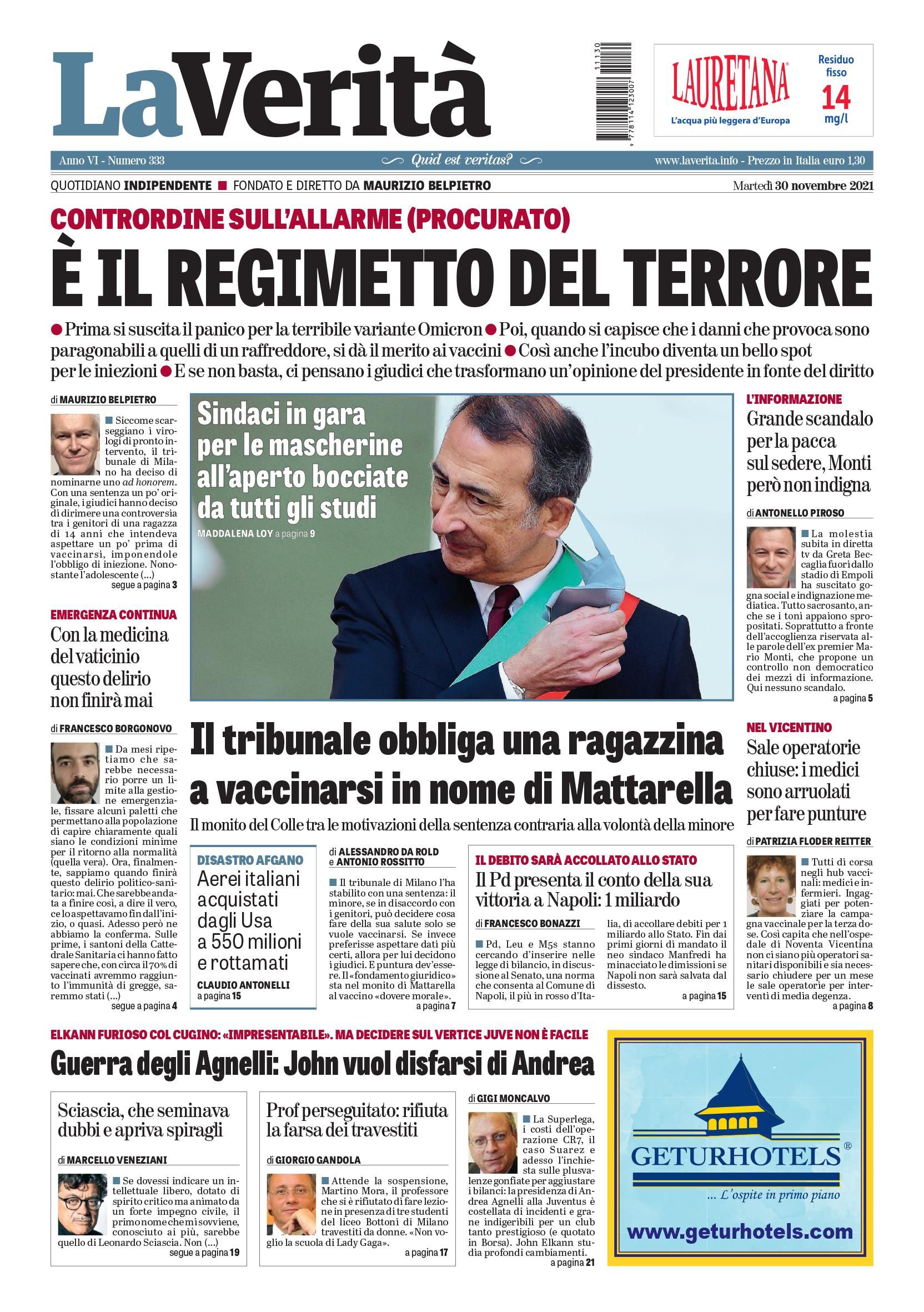 Oggi in edicola