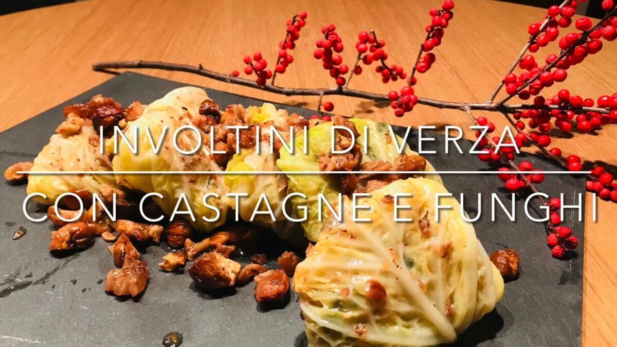 Cuciniamo insieme: involtini di verza, funghi e castagne