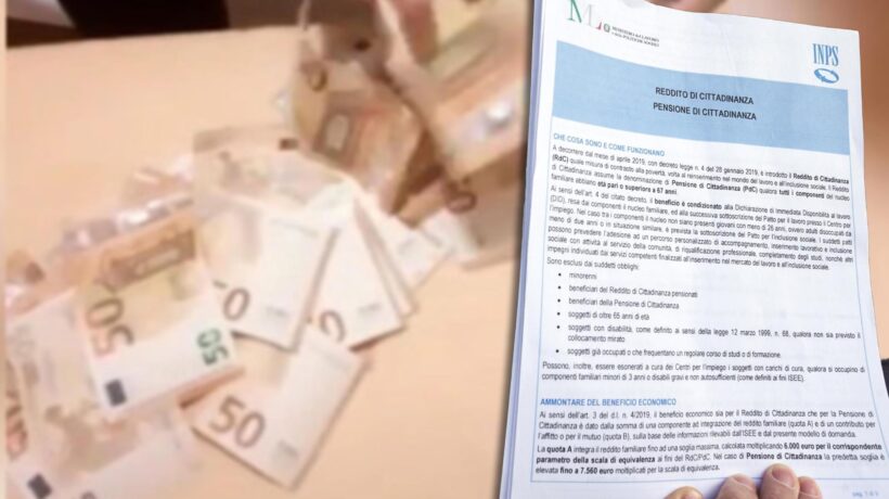 Reddito di cittadinanza, truffa da 60 milioni