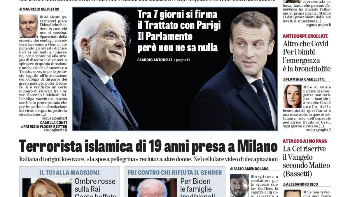 Oggi in edicola