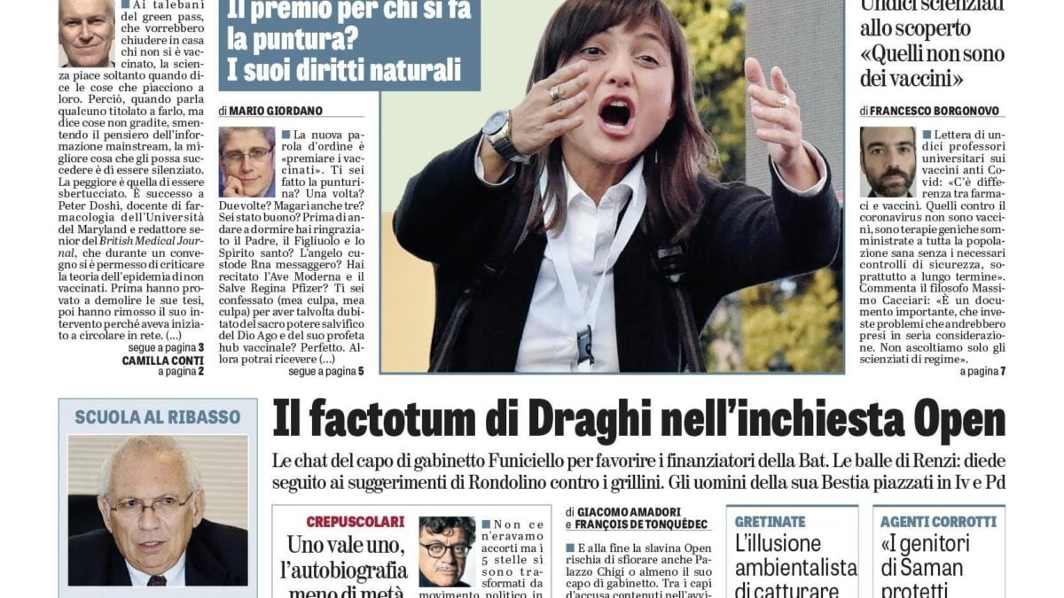 Oggi in edicola