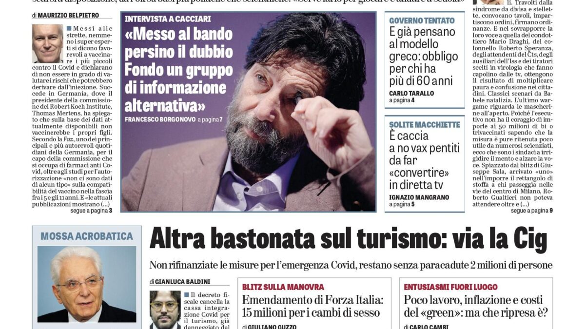 Oggi in edicola
