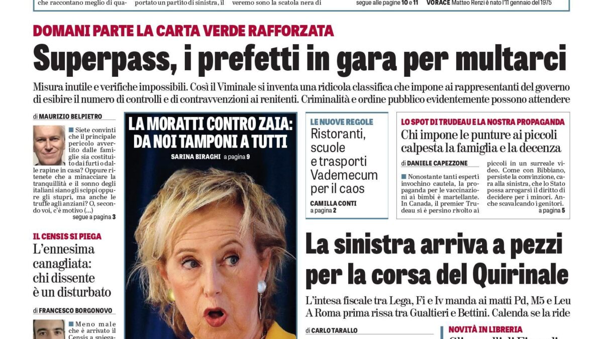 Oggi in edicola
