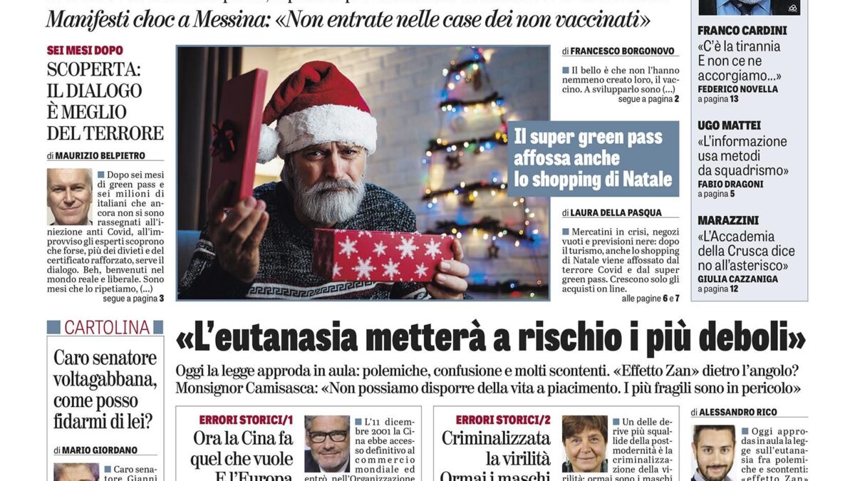 Oggi in edicola