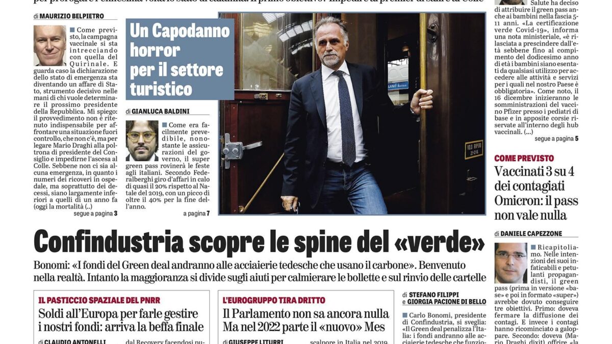 Oggi in edicola