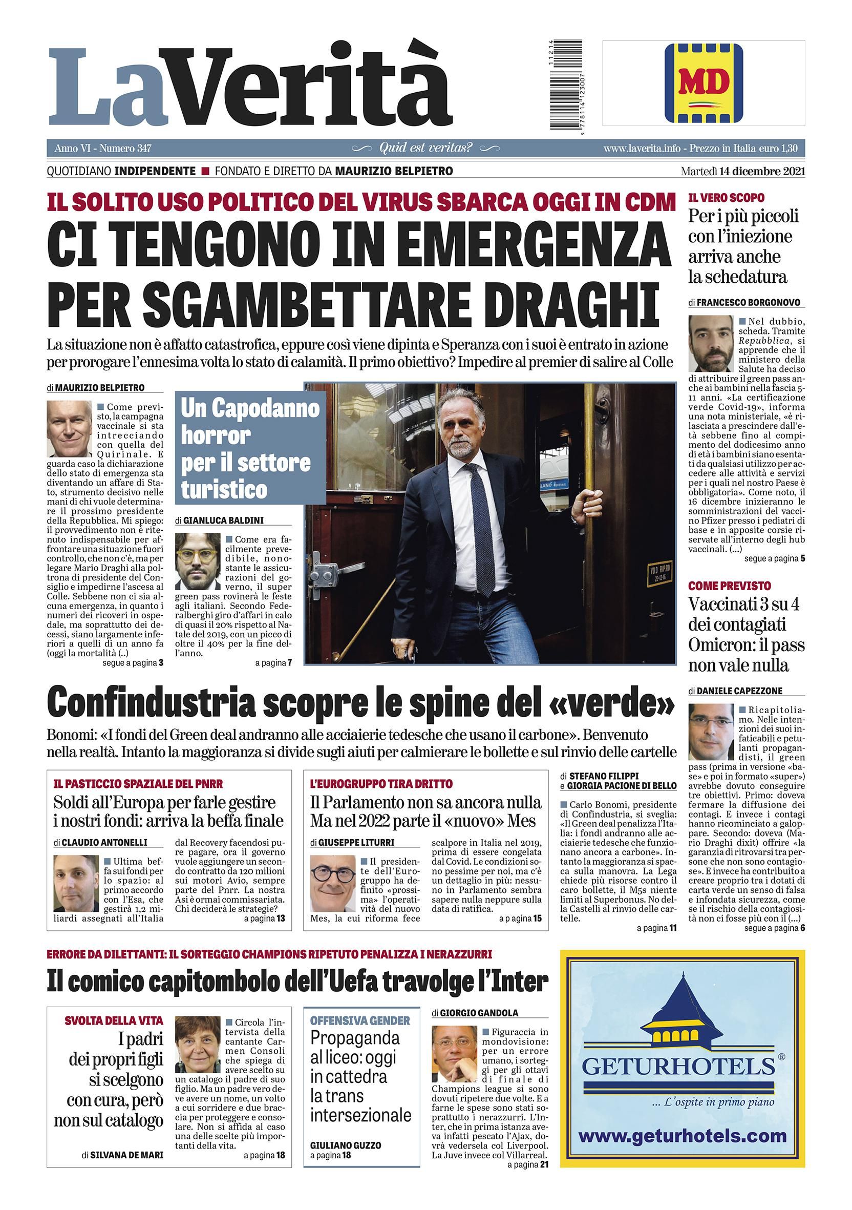 Oggi in edicola