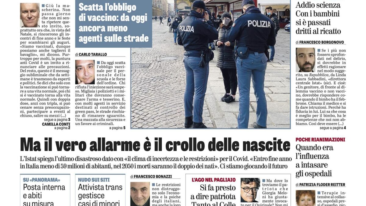 Oggi in edicola