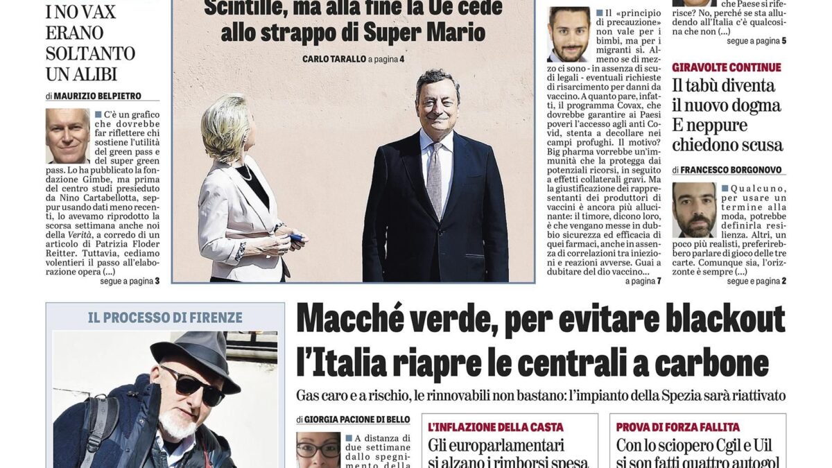 Oggi in edicola