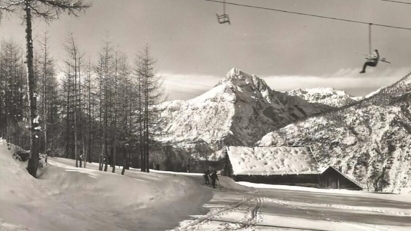 La seggiovia Colomion di Bardonecchia. Costruzione Carlevaro u0026 Savio 1946