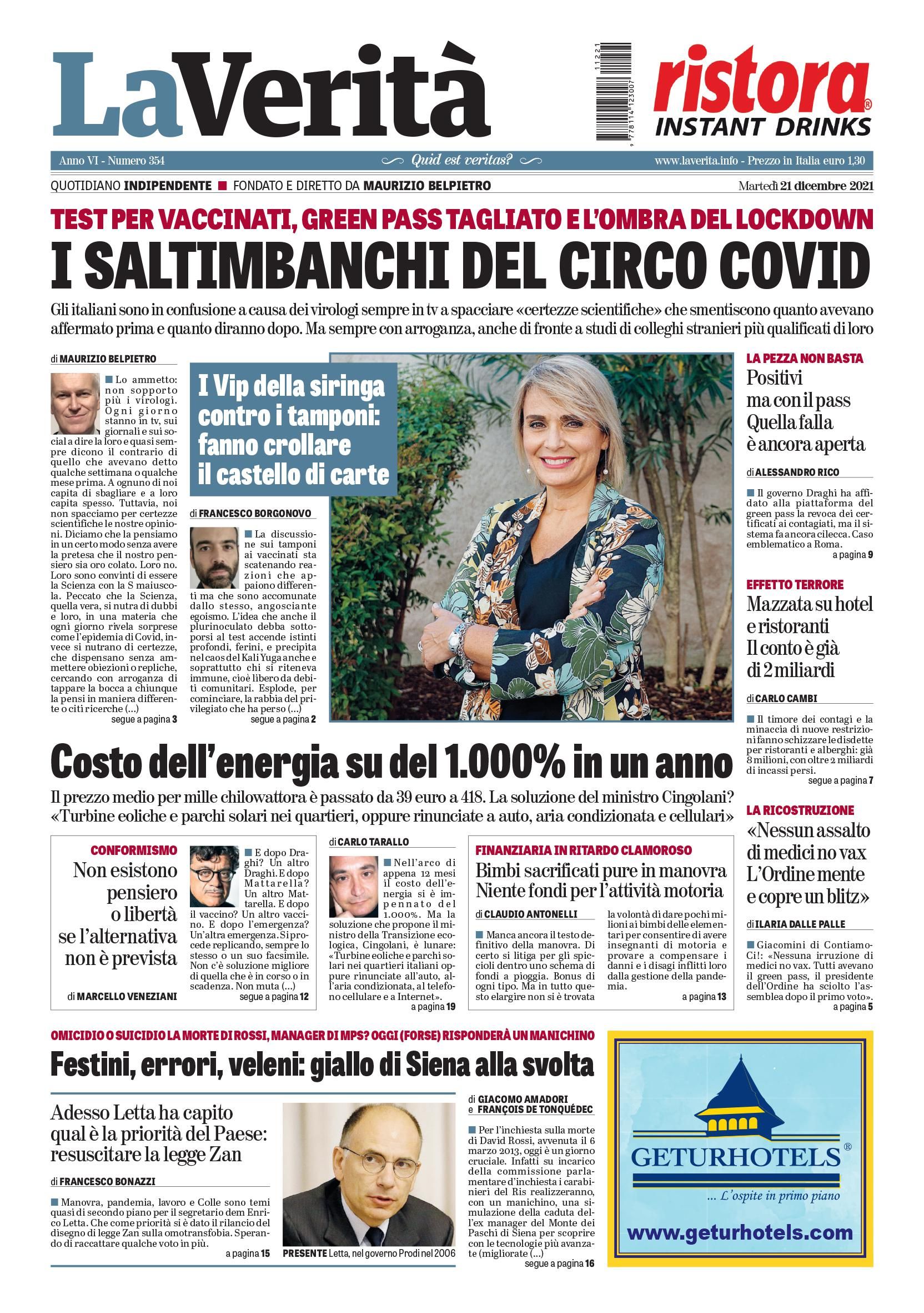 Oggi in edicola