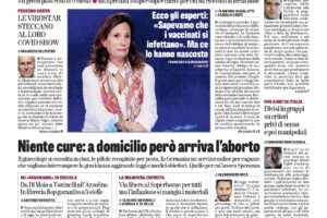 Oggi in edicola