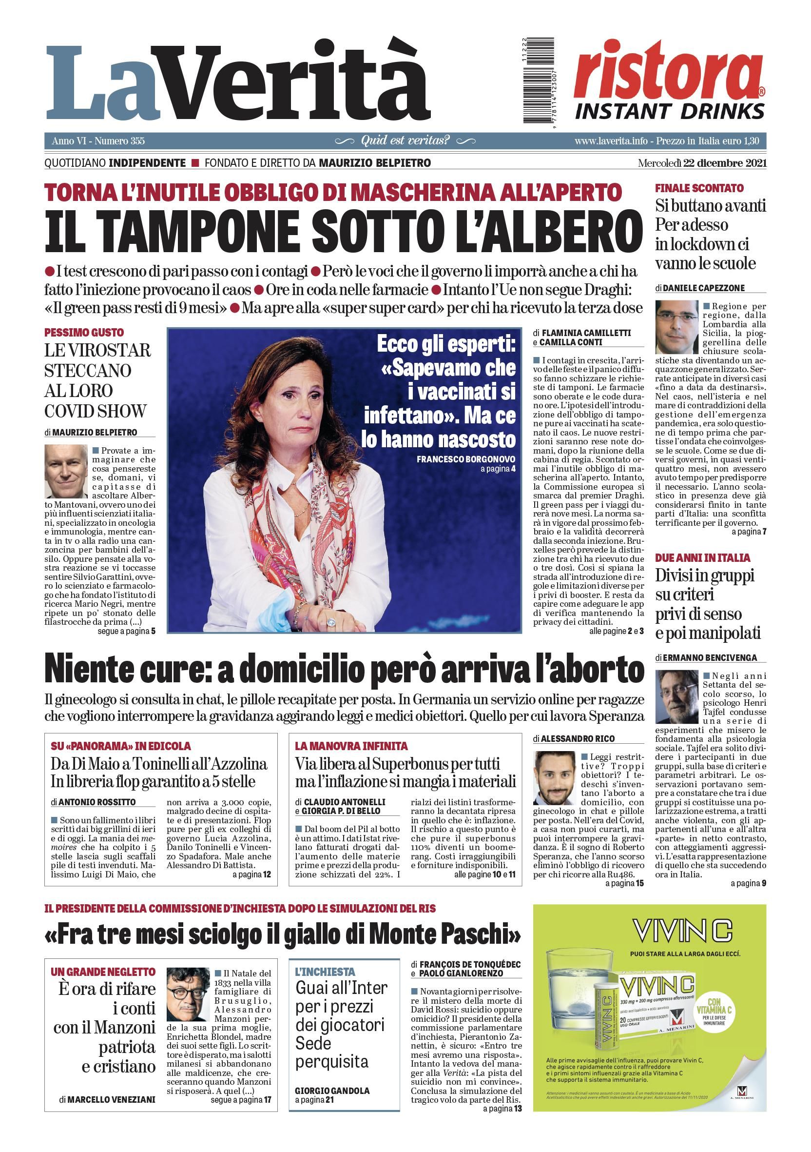 Oggi in edicola