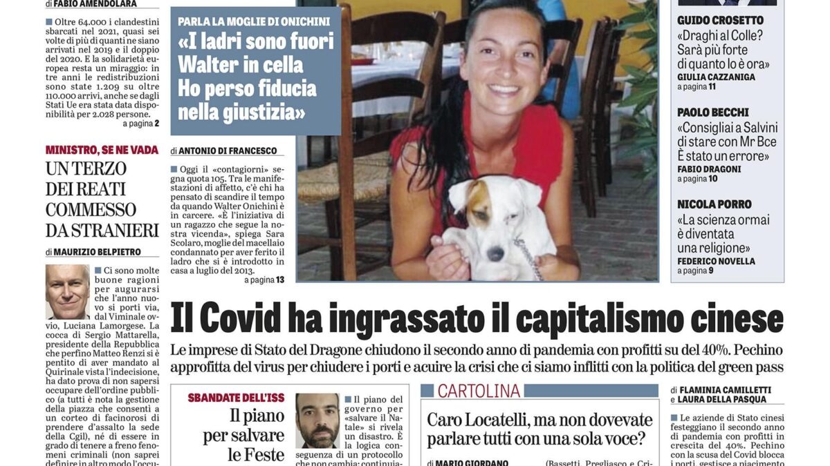 Oggi in edicola