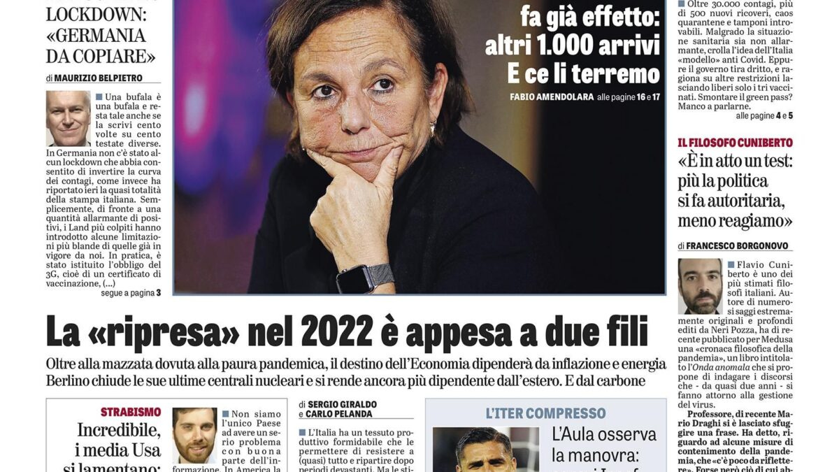 Oggi in edicola