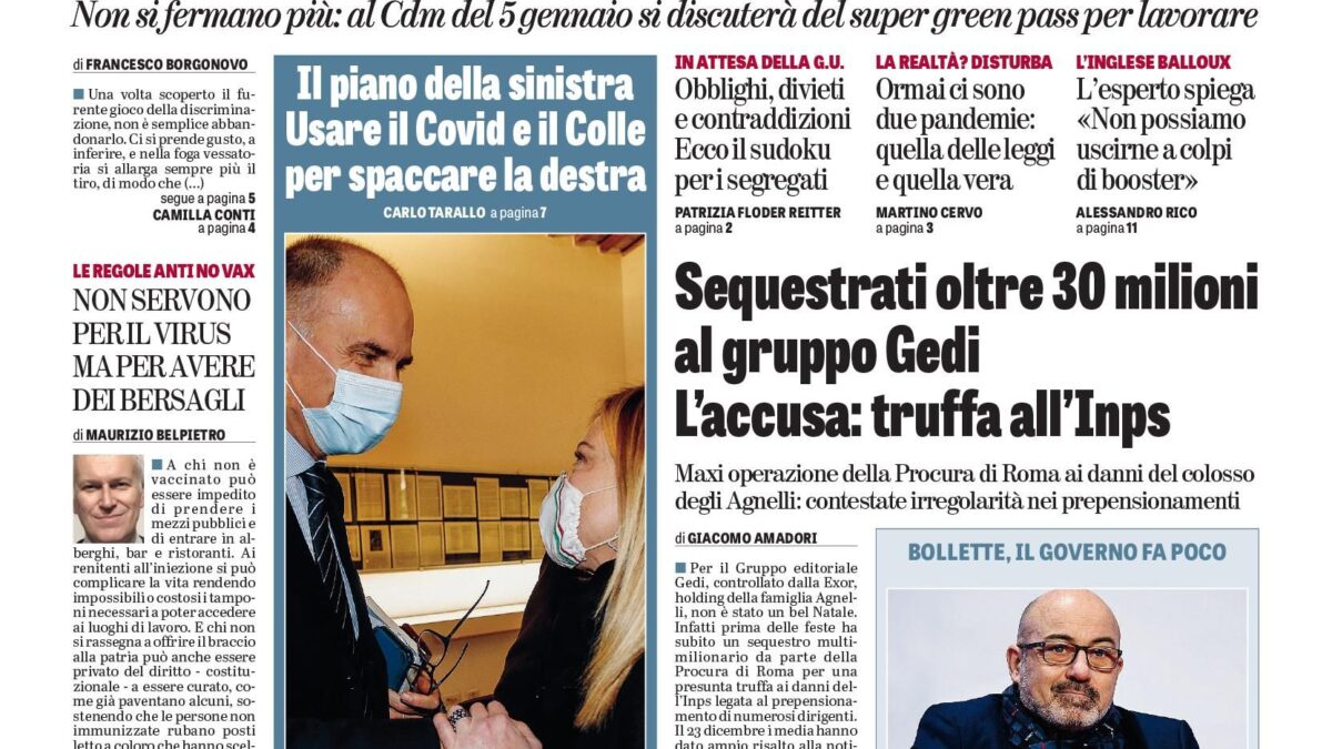 Oggi in edicola