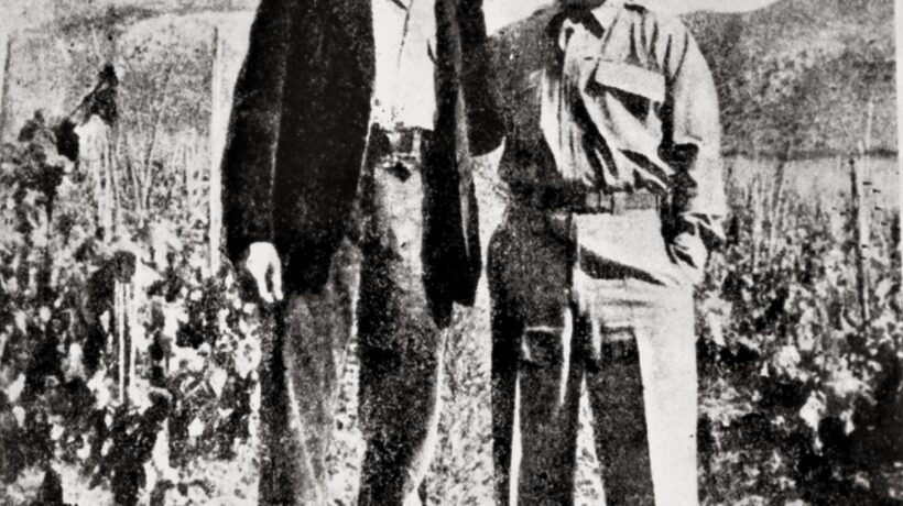 Salvatore Giuliano e Vito Genovese in Sicilia nel 1943 (Getty Images)