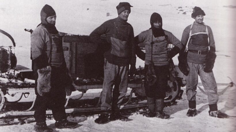 Una delle motoslitte in dotazione a Robert F.Scott