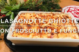 Cuciniamo insieme: lasagnotte ghiotte con prosciutto e funghi