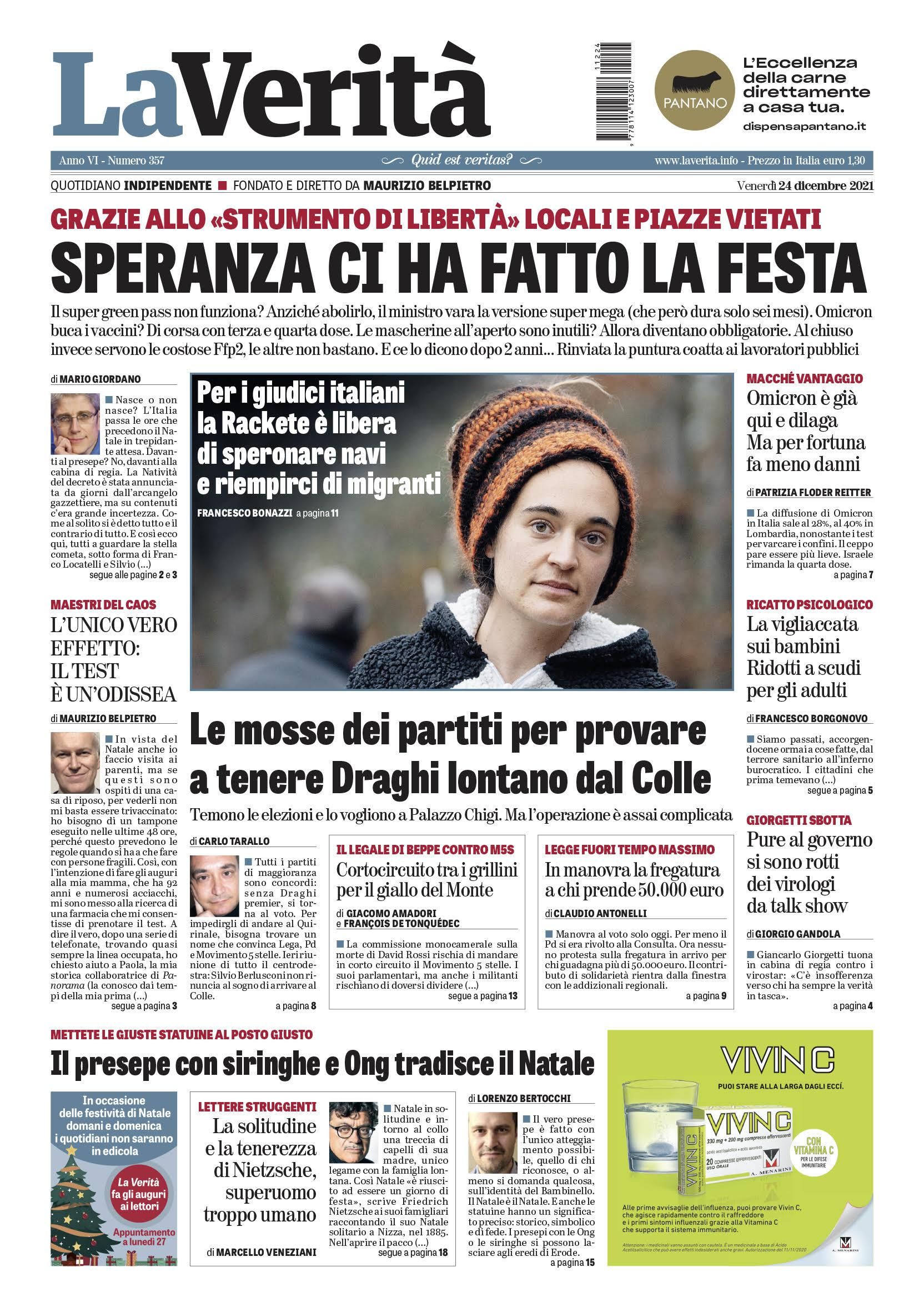 Oggi in edicola