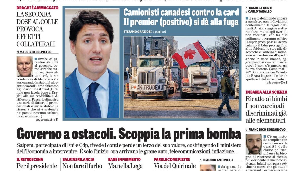 Oggi in edicola