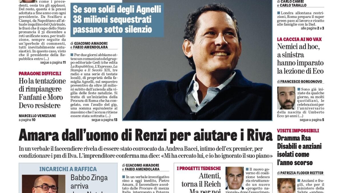 Oggi in edicola