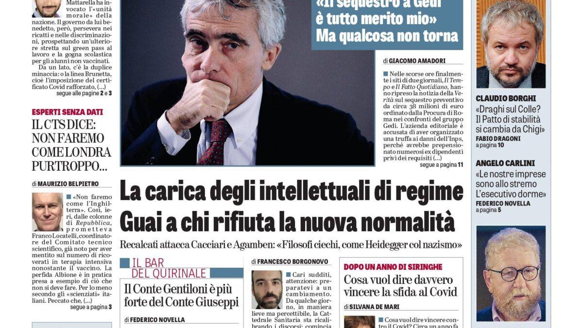 Oggi in edicola